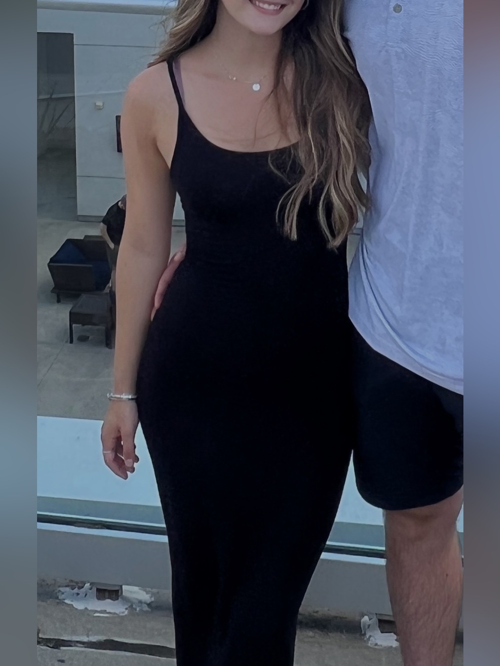 Classic Black Slip Dress - Sleek Women's Evening Dress